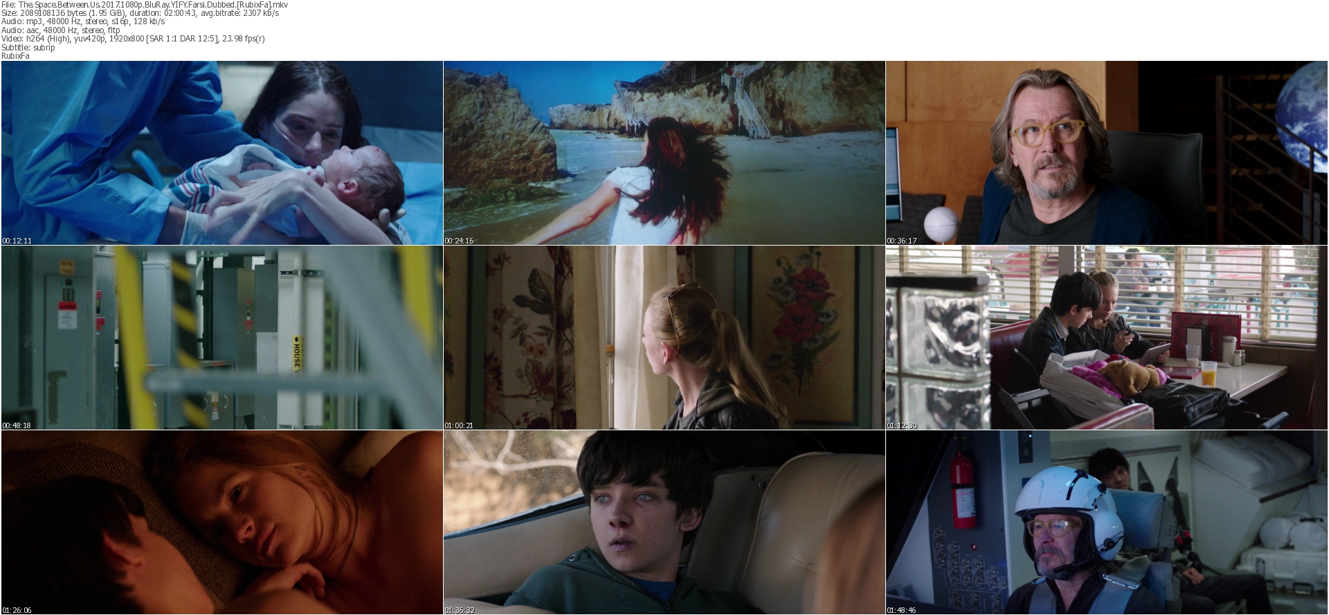 دانلود فیلم The Space Between Us 2017 دوبله فارسی
